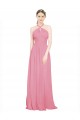 Skin Pink V-Neck Sleeveless A-Line Bridesmaid Dress / Evening Dress Townsville