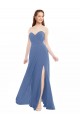 Windsor Blue Strapless Sleeveless A-Line Bridesmaid Dresses Townsville