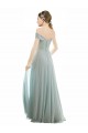Sea Glass Off the Shoulder Cap Sleeves A-Line Bridesmaid Dress Townsville