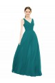 Hunter V-Neck Sleeveless A-Line Bridesmaid Gowns Townsville