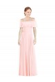 Pink Square Neck Sleeveless A-Line Formal Bridesmaid Dress Townsville