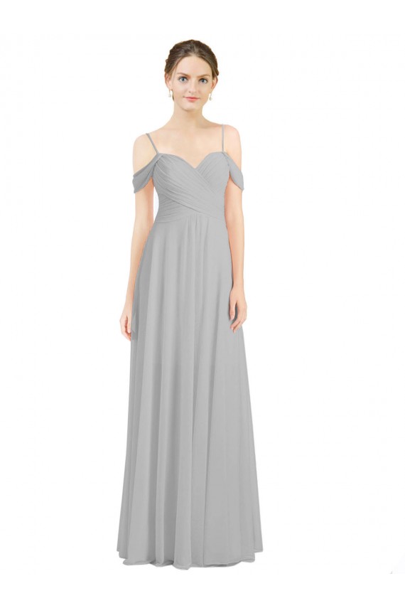 Silver Sweetheart Sleeveless Low Back A-Line Bridesmaid Dress Townsville