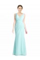 Waterfall V-Neck Sleeveless Mermaid Bridesmaid Dress Townsville