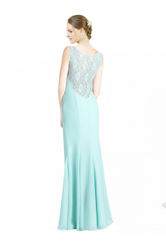 Waterfall V-Neck Sleeveless Mermaid Bridesmaid Dress Townsville