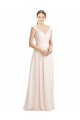 Cream Pink Sweetheart Sleeveless V-Back A-Line Bridesmaid Dress Townsville