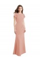 Bliss Pink High Neck Sleeveless Low Back Mermaid Prom Dress / Bridesmaid Dress Townsville