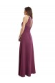 High Neck Sleeveless Keyhole Back A-Line Bridesmaid Dress / Evening Gowns Townsville