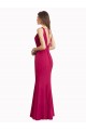 Red High Neck Sleeveless V-Back Mermaid Prom Dress / Bridesmaid Dress Townsville