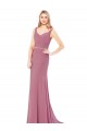 High Neck Sleeveless Low Back Sheath Prom Dress / Bridesmaid Dress Townsville