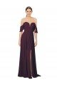 Grape Sweetheart Cold Shoulder Sheath Formal Dress / Bridesmaid Dress Townsville