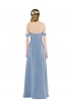 Dusty Blue Sweetheart Sleeveless Sheath Bridesmaid Dress Townsville