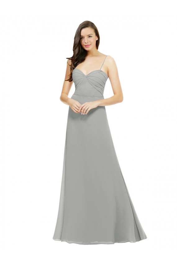 Silver Sweetheart Sleeveless A-Line Bridesmaid Dress Townsville
