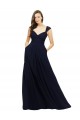 Dark Navy Sweetheart Sleeveless A-Line Bridesmaid Gowns Townsville