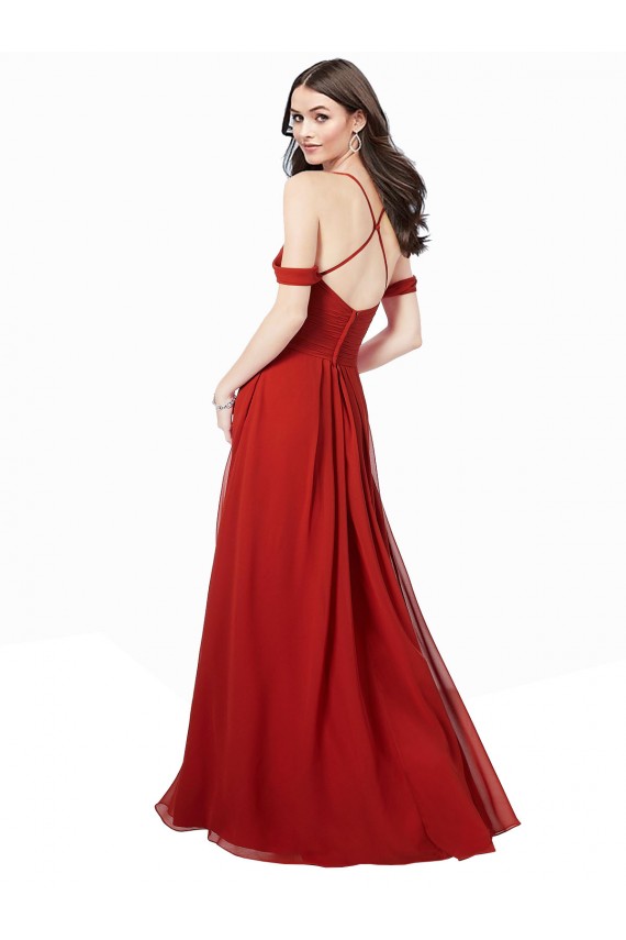 Dark Red Sweetheart Sleeveless Open Back A-Line Bridesmaid Dress Townsville