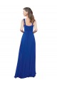 Royal Blue Square Neck Sleeveless A-Line Bridesmaid Dress Townsville
