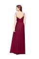 Grape V-Neck Sleeveless A-Line Bridesmaid Dress / Formal Dress Townsville
