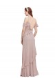 Dark Navy V-Neck Sleeveless A-Line Formal Dresses / Bridesmaid Dresses Townsville