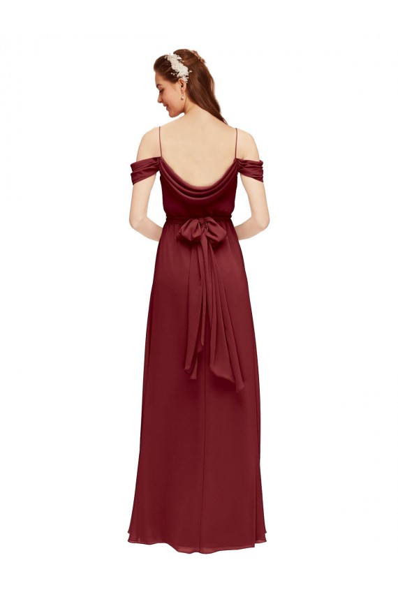 Burgundy Sweetheart Sleeveless Sheath Formal Dress / Bridesmaid Dress Townsville