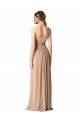Red V-Neck Sleeveless Open Back A-Line Bridesmaid Dress / Formal Dress Townsville