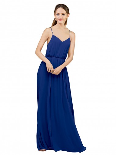 Royal Blue Sweetheart Sleeveless A-Line Bridesmaid Dress / Evening Dress Townsville