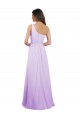Lilac One Shoulder Sleeveless A-Line Bridesmaid Dress / Evening Dress Townsville