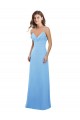 Periwinkle Sweetheart Sleeveless Keyhole Back A-Line Bridesmaid Dress Townsville