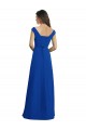 Royal Blue V-Neck Sleeveless A-Line Bridesmaid Dress / Evening Dress Townsville