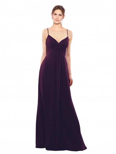 Grape Sweetheart Sleeveless Open Back A-Line Formal Dress / Bridesmaid Dress Townsville