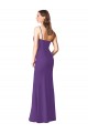 Plum Purple Strapless Sleeveless Low Back A-Line Bridesmaid Dress Townsville