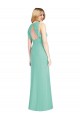 Jade Jewel Neck Sleeveless Open Back Mermaid Bridesmaid Dress Townsville