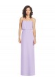 Lilac Strapless Sleeveless Low Back A-Line Formal Dress / Bridesmaid Dress Townsville