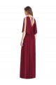 Dark Navy V-Neck Sleeveless Tie Back Trumpet Semi Formal Evening Dress / Bridesmaid Dress Townsville