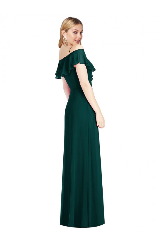 Ever Green Sweetheart Cold Shoulder Trumpet Semi Formal Evening Dress / Bridesmaid Dress Townsville