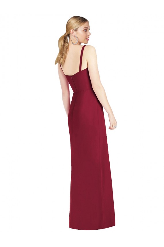 Lilac Strapless Sleeveless Mermaid Bridesmaid Dress Townsville