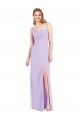 Lilac Strapless Sleeveless Mermaid Bridesmaid Dress Townsville