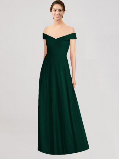 Ever Green V-Neck Sleeveless A-Line Formal Dress / Bridesmaid Dress Townsville