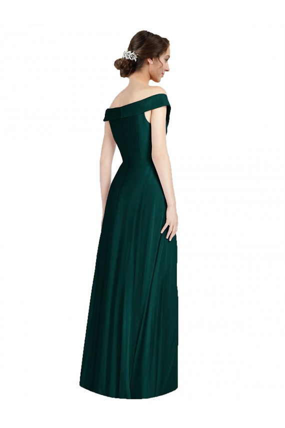 Ever Green V-Neck Sleeveless A-Line Formal Dress / Bridesmaid Dress Townsville