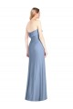 Dusty Blue Strapless Sleeveless Trumpet Bridesmaid Dress Townsville