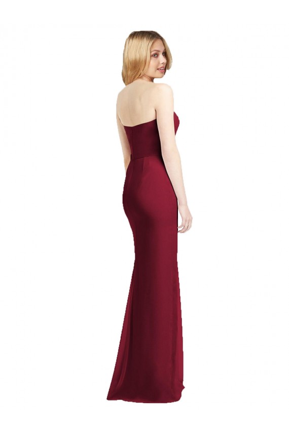 Hunter Strapless Sleeveless Trumpet Bridesmaid Dress Townsville