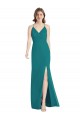 Hunter V-Neck Sleeveless Open Back Mermaid Bridesmaid Dress Townsville