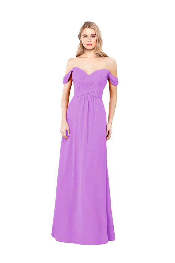 Violet Sweetheart Sleeveless A-Line Bridesmaid Dress Townsville
