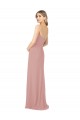 Dusty Pink Strapless Sleeveless Sheath Bridesmaid Dress Townsville