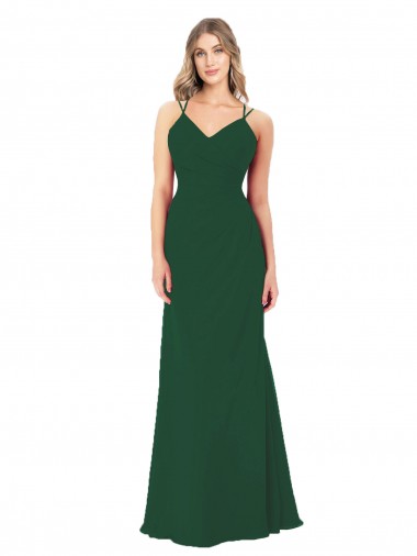 Dark Green Sweetheart Sleeveless A-Line Bridesmaid Dress Townsville