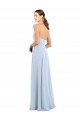 Light Sky Blue Strapless Sleeveless A-Line Bridesmaid Dress Townsville