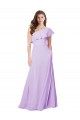 Lilac One Shoulder Sleeveless A-Line Bridesmaid Dress Townsville