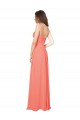 Coral Sweetheart Sleeveless Open Back A-Line Bridesmaid Dress Townsville