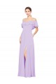 Lilac Strapless Sleeveless Low Back A-Line Bridesmaid Dress Townsville