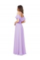 Lilac Strapless Sleeveless Low Back A-Line Bridesmaid Dress Townsville