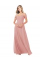 Bliss Pink Scoop Neck Sleeveless A-Line Bridal Party Dress Townsville