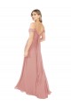 Bliss Pink Scoop Neck Sleeveless A-Line Bridal Party Dress Townsville